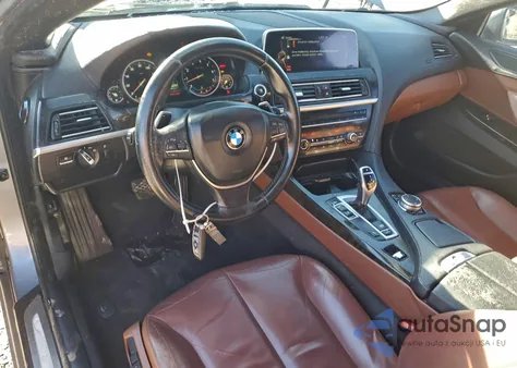 2016 BMW 640 I z USA, uszkodzony, nr VIN WBA6F1C50GGT83118